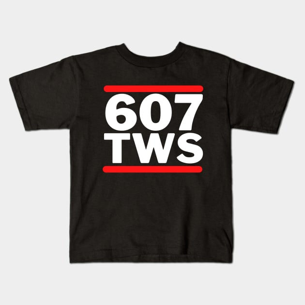 607 TWS Logo Kids T-Shirt by 3FN Podcast